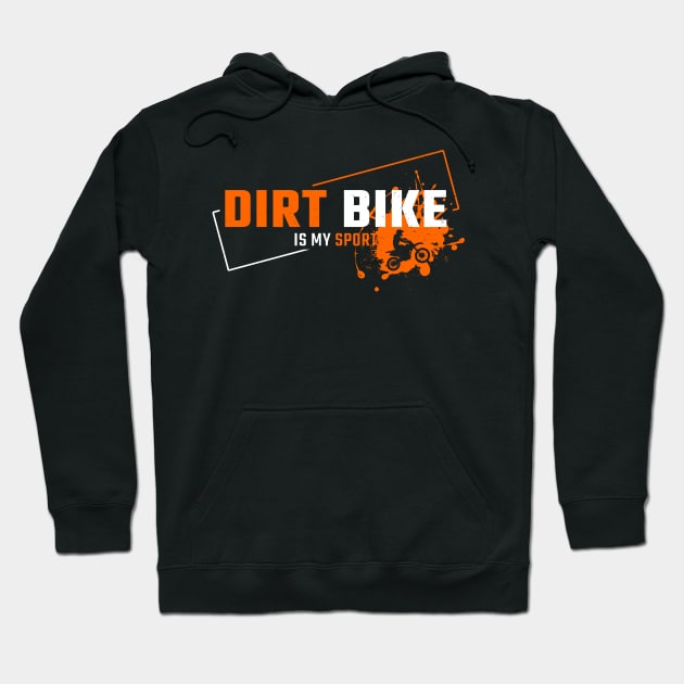 dirt bike Hoodie by Circle Project